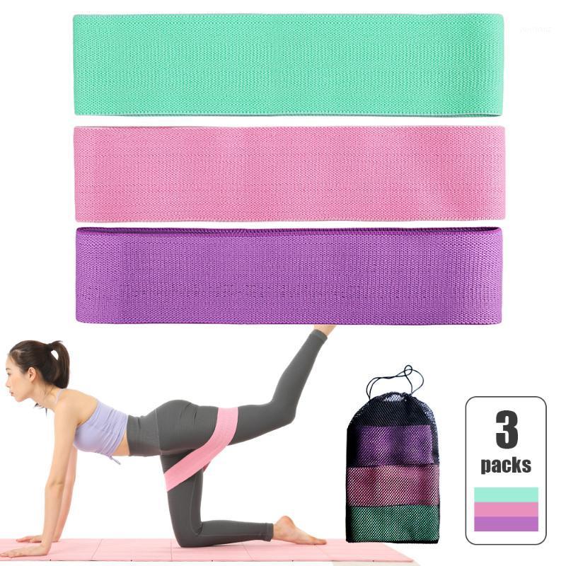 

3PCS/Set Sports Exercise Resistance Loop Bands Set Sport Band Belt Elastic Booty Band Set with Bag for Yoga Home Gym Training1