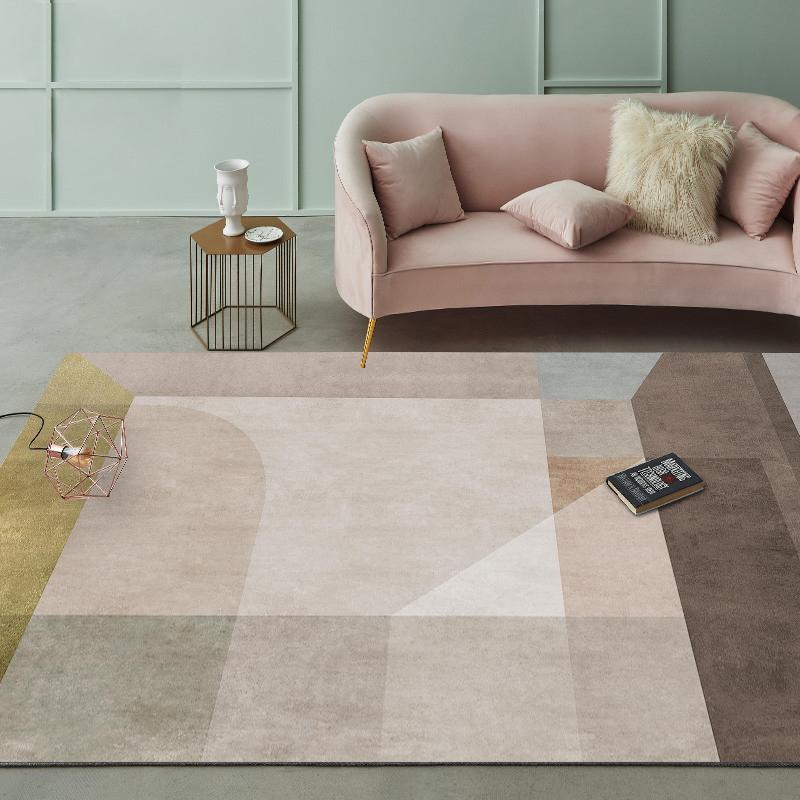 

Neomodernism Simple Living Room Carpet Bedroom Room Bedside Ins Full Shop Household Table Carpet Rectangular, Green