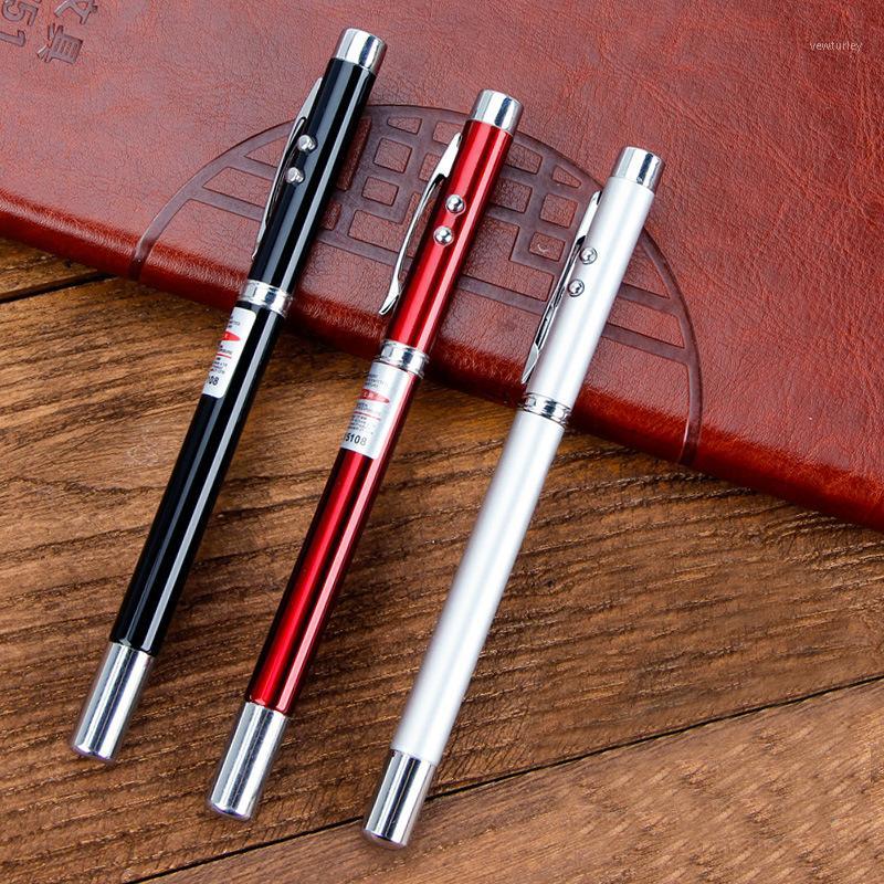 

New Arrivals Metal Color Ballpoint Pens Pointer Pens Teachers Gifts Laser Indicator Tool Supplies S190161, Red