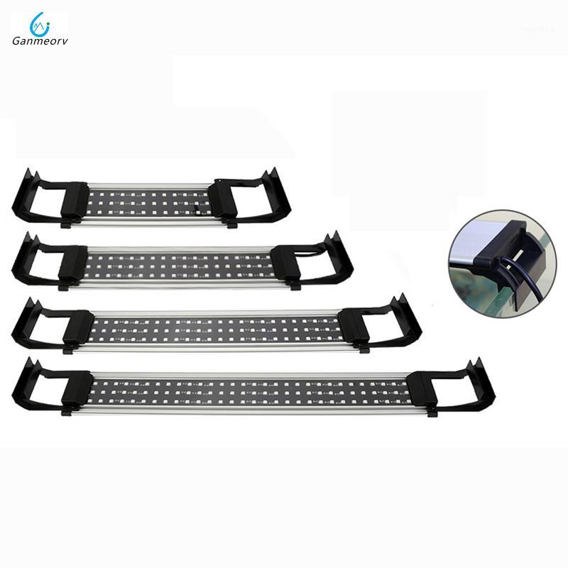 

20-100cm Aquarium LED Lighting Fish Tank Light Lamp With Extendable Brackets White And Blue LEDs Fits for Aquarium1