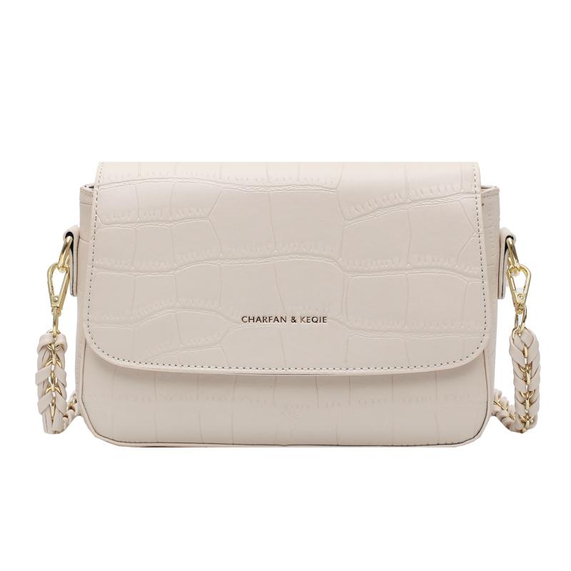 

Advanced sense bag women's fashion new fashion crocodile single shoulder bag chain messenger, Black