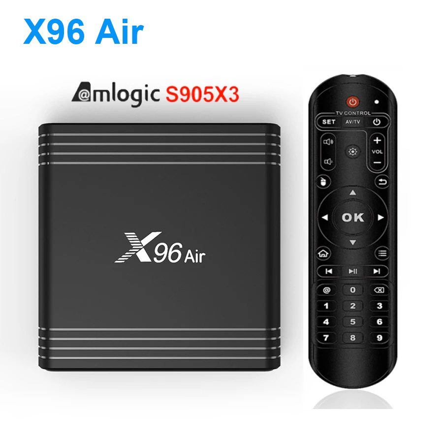 

Amlogic S905X3 X96Air 2GB 16GB Android 9.0 TV Box X96 Air QuadCore 2.4G Wifi Support 8K Smart Media Player