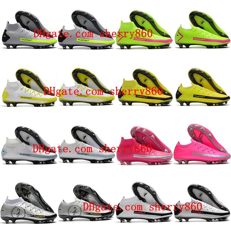 

2021 soccer shoes mens cleats Phantom GT Elite Dynamic Fit FG outdoor football boots scarpe da calcio, As picture 14