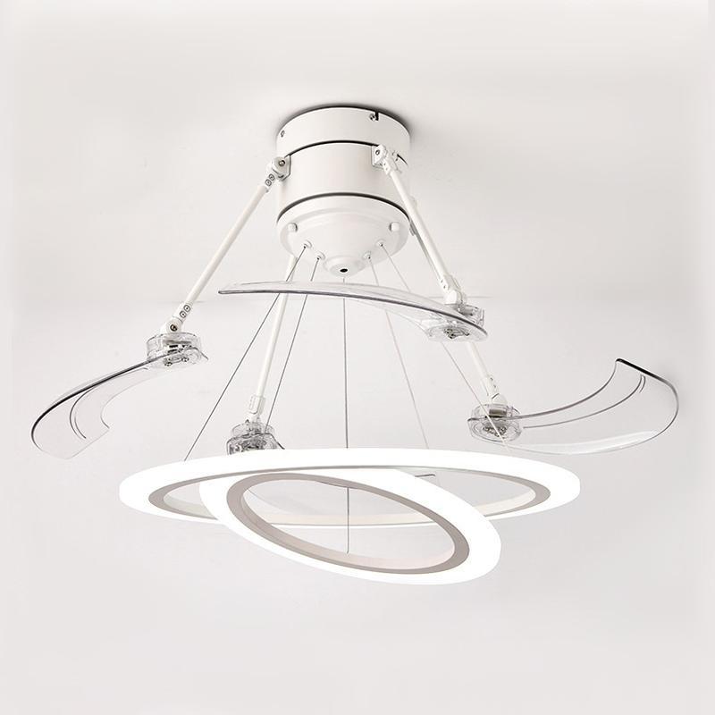 

Ceiling Fans Modern Creative Simple Invisible Fan Light Living Room Dining Room Bedroom1