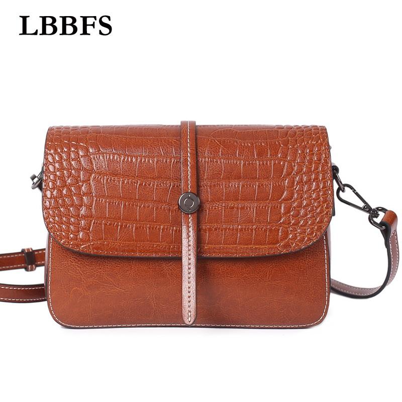 

LBBFS Fashionable Purses and Handbags for Women Mini Crossbody Bag Genuine Leather Shoulder Bag Luxury Designer HandBag Satchels, Brown