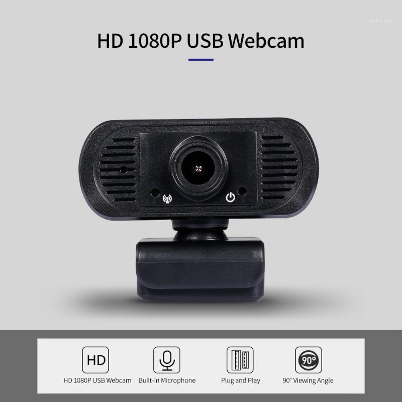 

HD 1080P USB Webcam 2 Million Pixels Fixed Focus Web Camera Built-in Microphone Drive-free Computer Camera for Laptop Desktop1