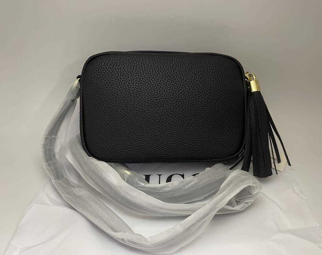 

2021 Women Leather Soho Bag Disco Shoulder Bag Purse with serial number 308364, Red