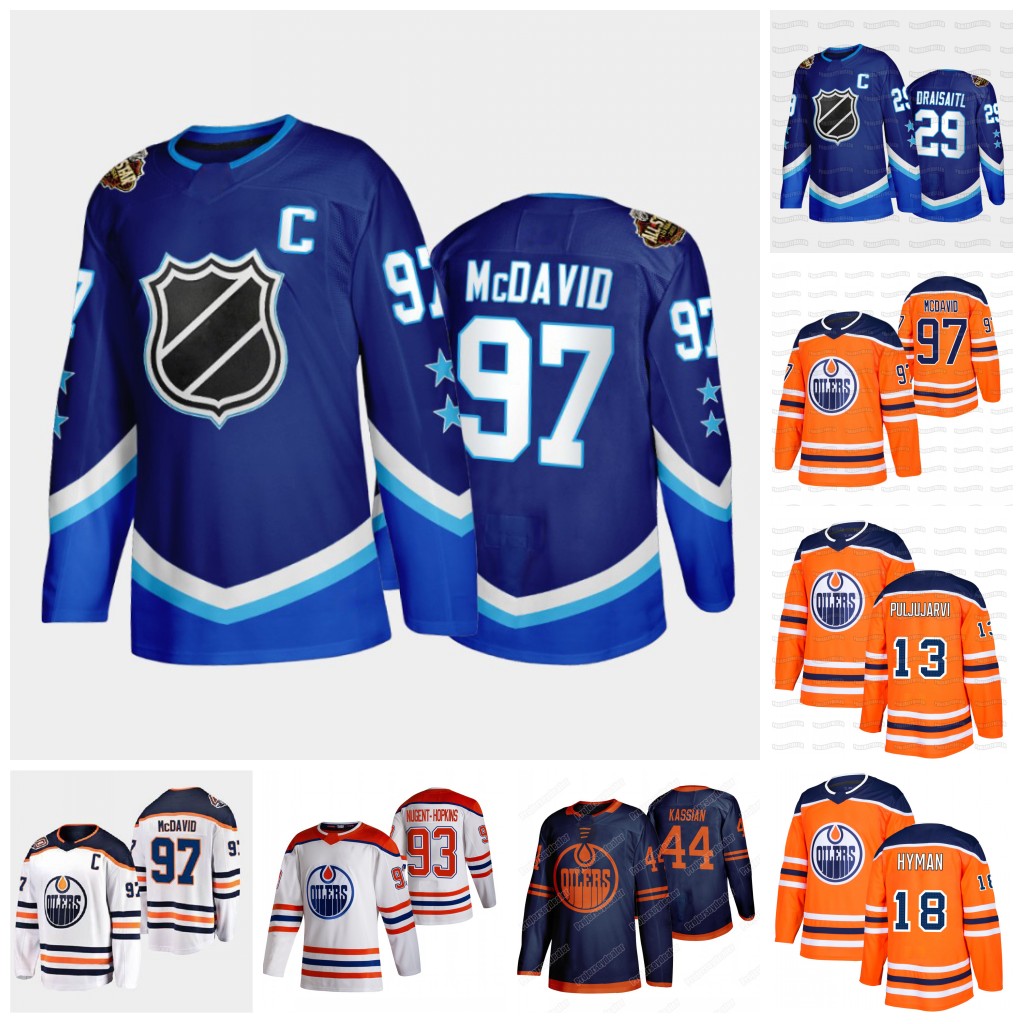 

Connor McDavid Edmonton Oilers 2022 All-Star Jersey Jesse Puljujarvi Duncan Keith Leon Draisaitl Zach Hyman Zack Kassian Ryan Nugent-Hopkins Evander Kane, 2021 reverse retro youth s-xl