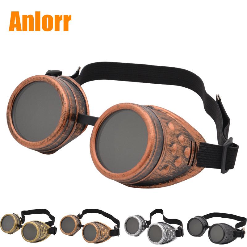 

Sunglasses Vazrobe Steampunk Goggles Cosplay Punk Glasses Vintage Hip Hop Shows Celebrity Eyewear