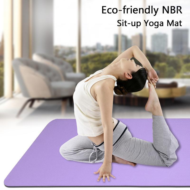 

PVC Yoga Mats Anti-slip Blanket PVC Gymnastic Sport Health Lose Weight Fitness Exercise Pad Women Yoga Mat Fitness Gym home1, Blue