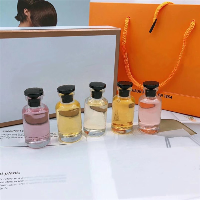

Top fashion High Quality Lady Fragrance Collection 5pcs set 5 in 1 Perfume Spray Perfume 10ML*5pcs For Women