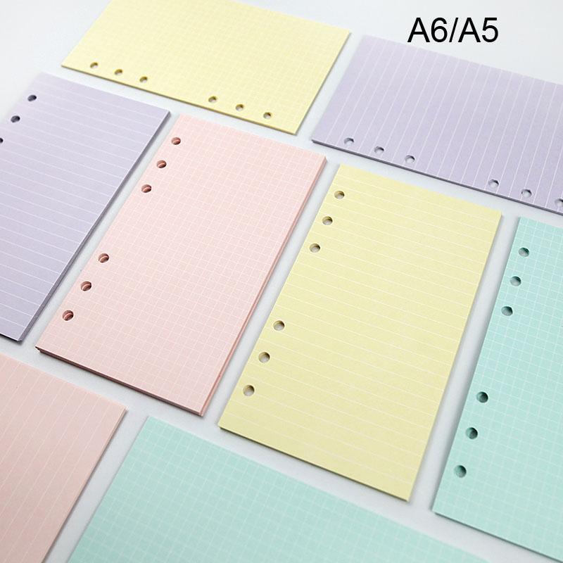 

New 40 Sheets A5 A6 Loose Leaf Notebook Paper Refill Spiral Binder Index Inner Pages Monthly Weekly Daily Planner Agenda1