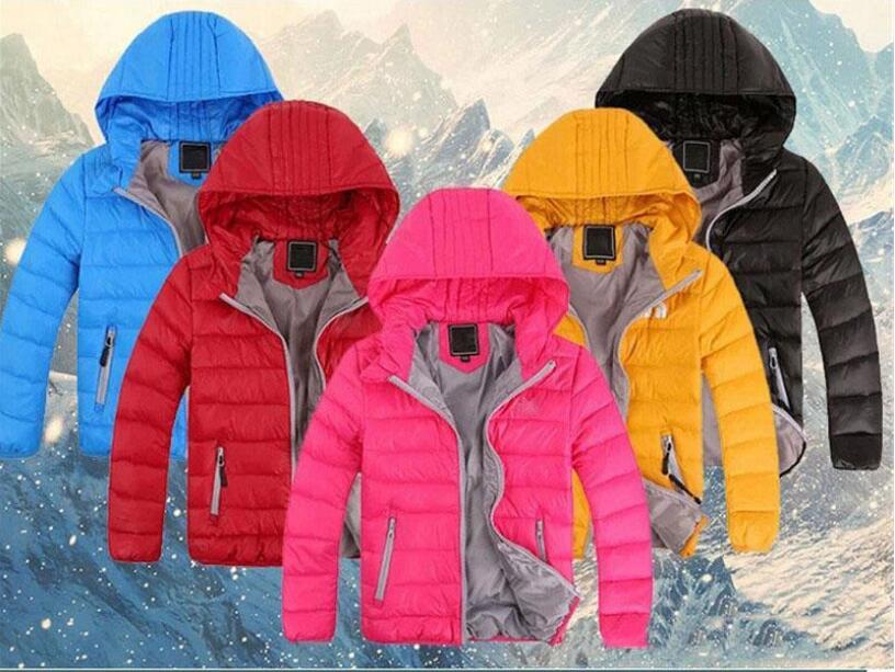 

2020 New Children's Outerwear Boy and Girl Winter Warm Hooded Coat Children Cotton-Padded Down Jacket Kid Jackets 3-12 Years, Blue