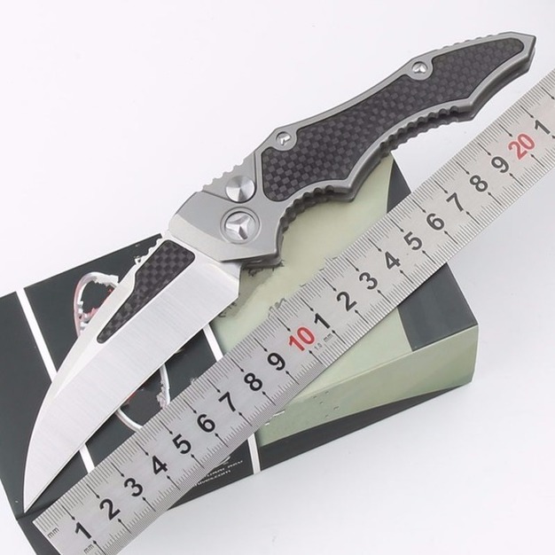 

hawk D2 double action tactical automatic auto folding edc knife camping knife hunting knives xmas gift 05482