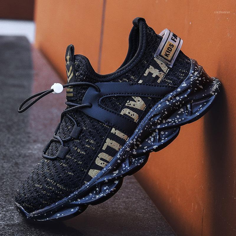 

Fashion Autumn Kids Shoes Running Sneakers Children Sport Shoes Boy Footwear Lightweight Breathable1, Black