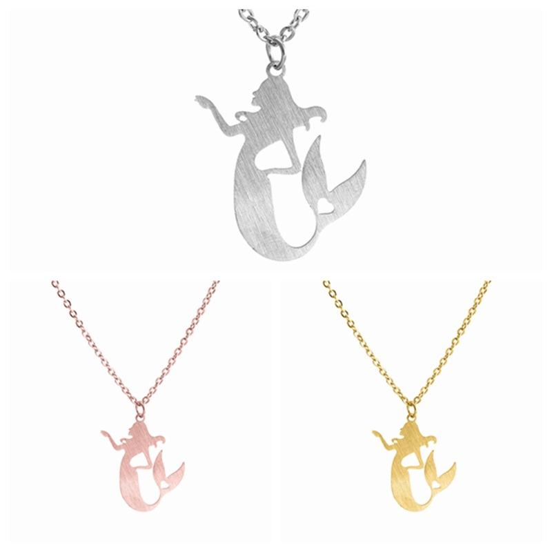 

Mermaid Luminous Pendant Necklace for Women Teen Girl Gift Jewelry 3 colors