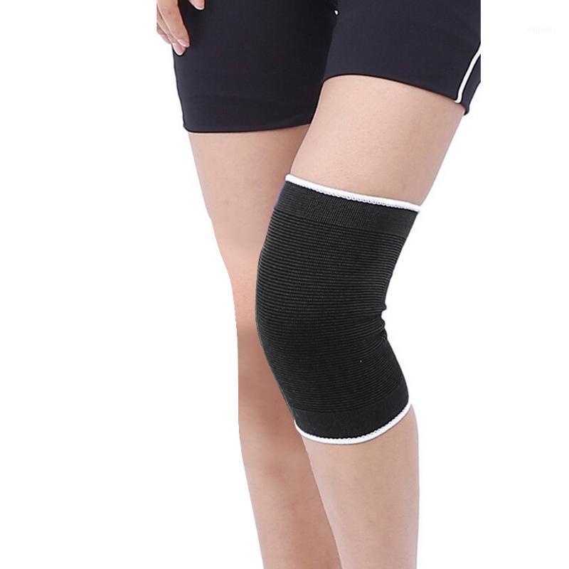 

Knee Support 1 Pcs Sport Football Dance Compression Knee Pads Protector Support Adult Safety Sport1, Black