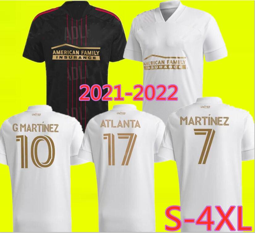 

Latest 2021 2022 MLS Parley Atlanta United FC soccer jersey 20 21 GARZA JONES VILLALBA MCCANN MARTINEZ ALMIRON football shirts, Black;yellow