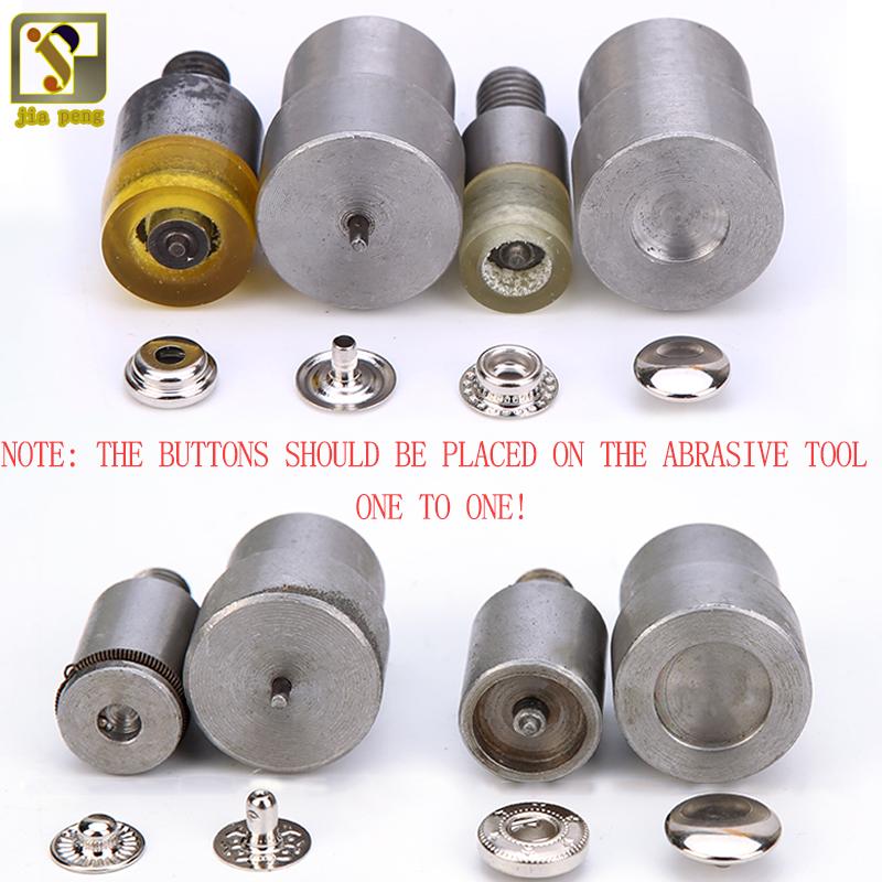 

metal snap Buckle Buttons Abrasives durable hardened abrasives handheld tools 4 components set used leather Clothing