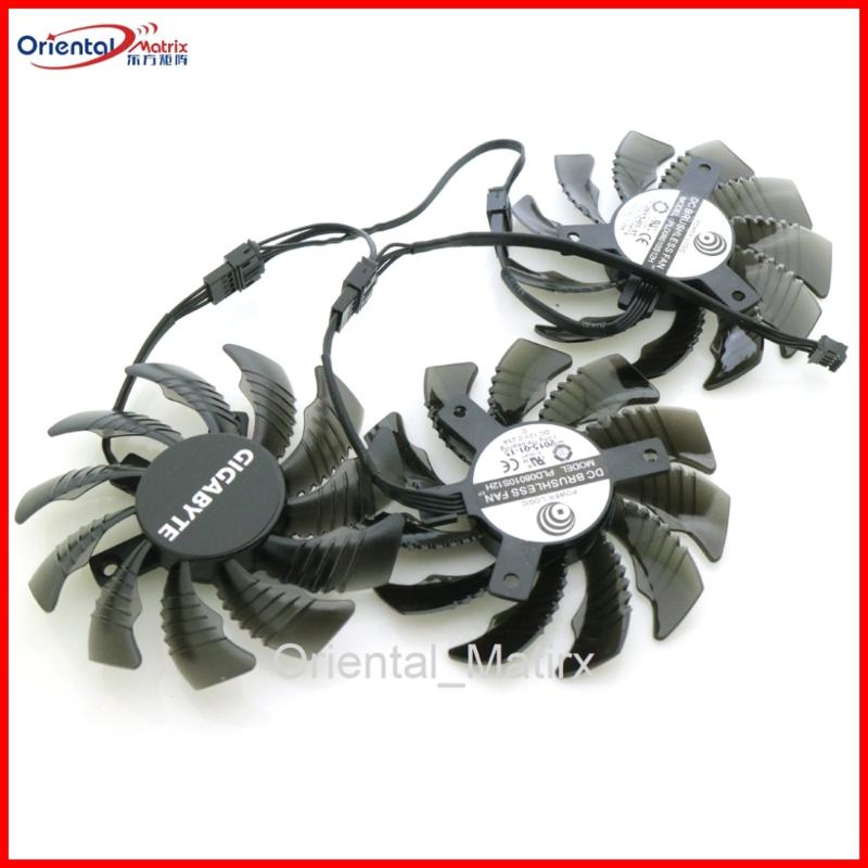 

PLD08010S12H DC12V 0.25A 75mm VGA Fan For Gigabyte GTX1050 1060 1070 1080 G1 N950OC N960G1 N970 Graphics Card Cooling Fan