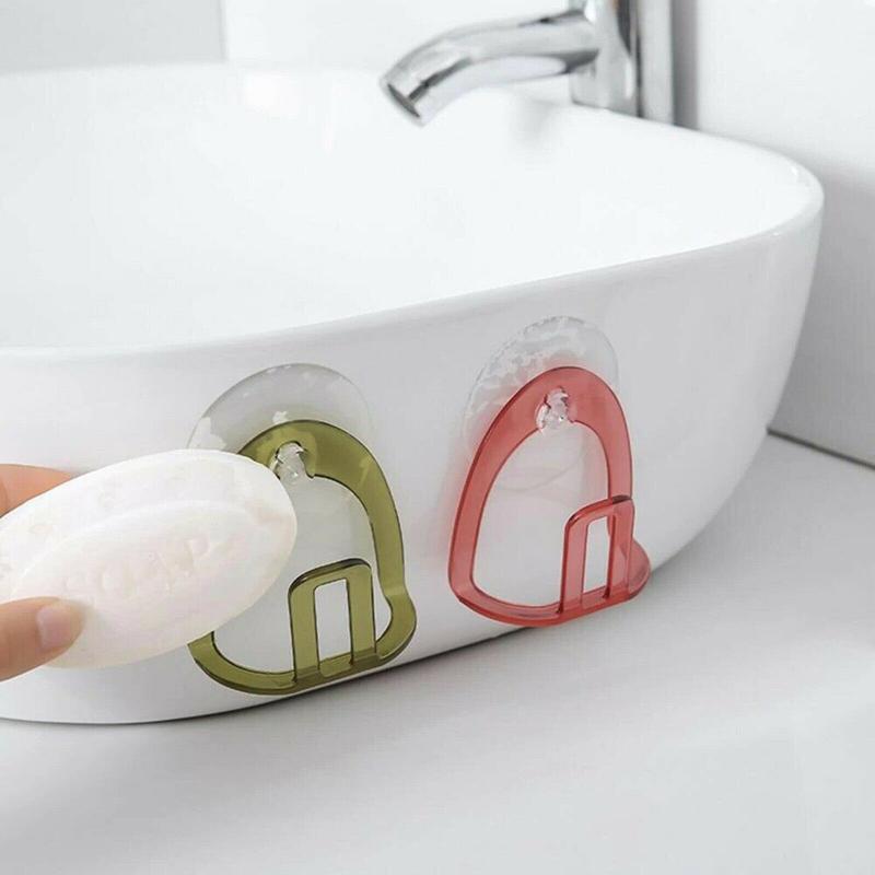 

3# Kitchen Suction Cup Sink Drain Rack Sponge Storage Holder Kitchen Sink Soap Rack Drainer Bathroom Accessories Organizer