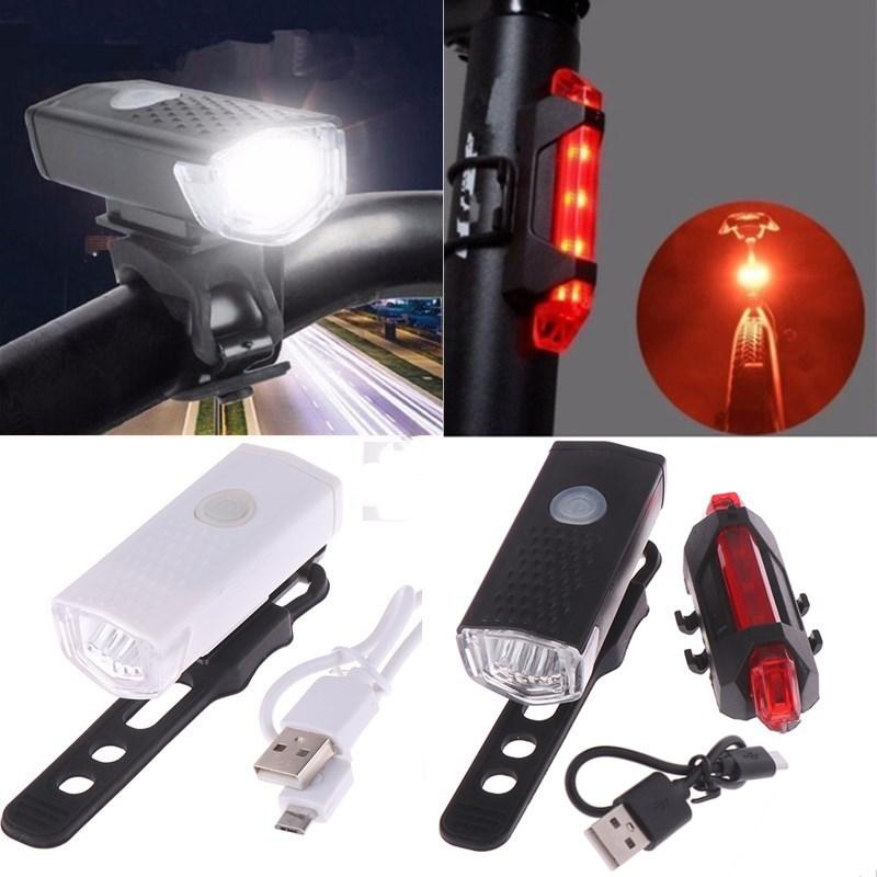 

Fashion Bike Light USB Rechargeable 300 Lumen 3 Mode Bike Headlight Cycling LED