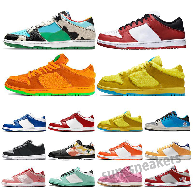

2020 New Chunky Dunky Low men women running shoes University Red green bear Kentucky Syracuse Safari womens sports sneakers Skate Shoes S25, # 14