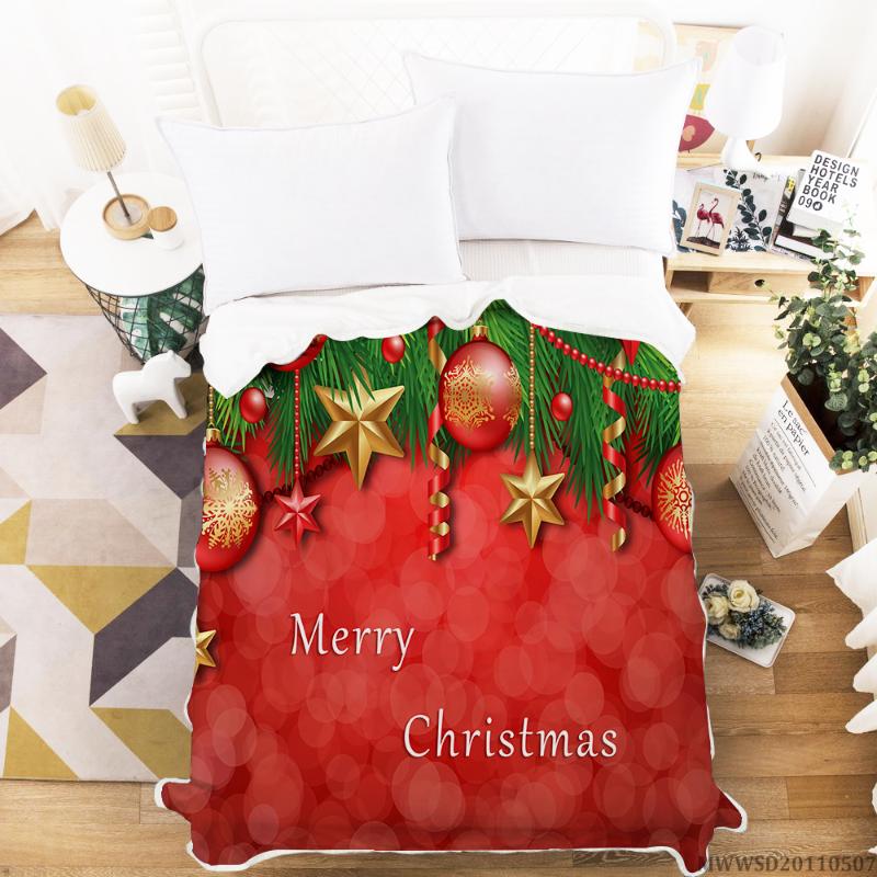 

Hotsale Unique Christmas Design Blanket 3D Fashion Blanket Soft Creative Bedroom Decor Bed Gift For Kids Children