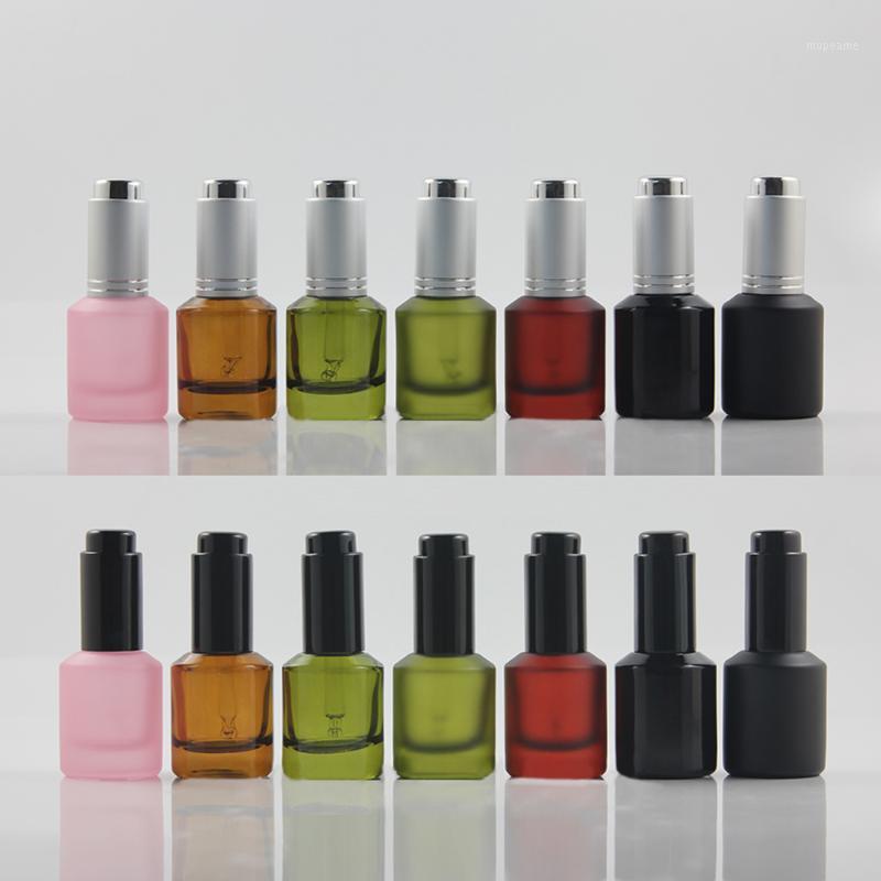 

50pcs Essential Oil Bottle with Dropper 30ml Women Makeup Tools Black Lid Portable Travel1