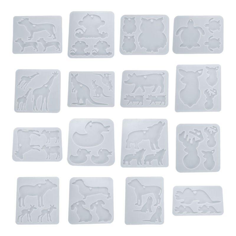 

Resin Crystal Epoxy Decoration Pendant Keychain Casting Silicone Mould DIY Crafts Making Tool