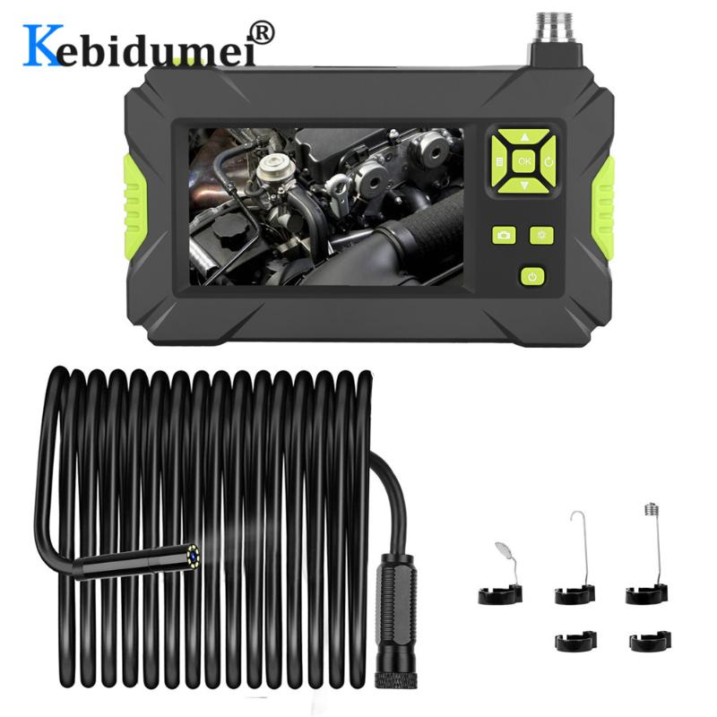

Industrial Endoscope Digital Borescope 4.3 Inch HD LCD Camera 1080P Video Waterproof Inspection Camera P30 Green
