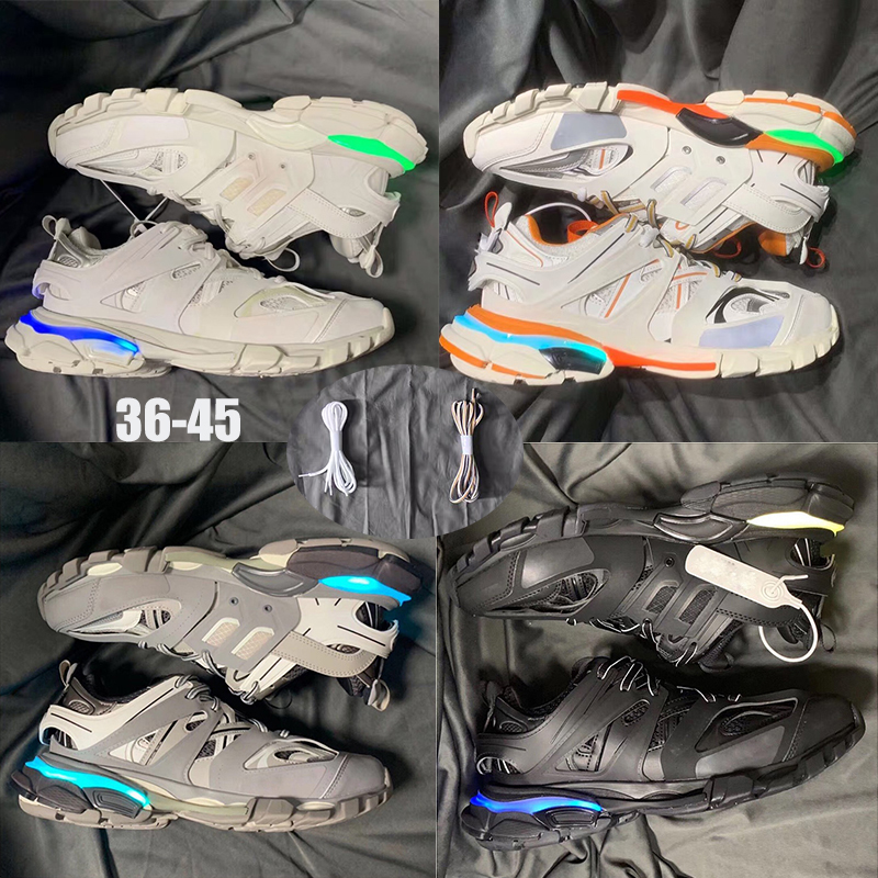 

Platform Sneakers Release 3.0 LED Tess S Paris Triple S Gomma Fashion Men Women running Shoes Clunky Trainer Walking Shoes Chaussures