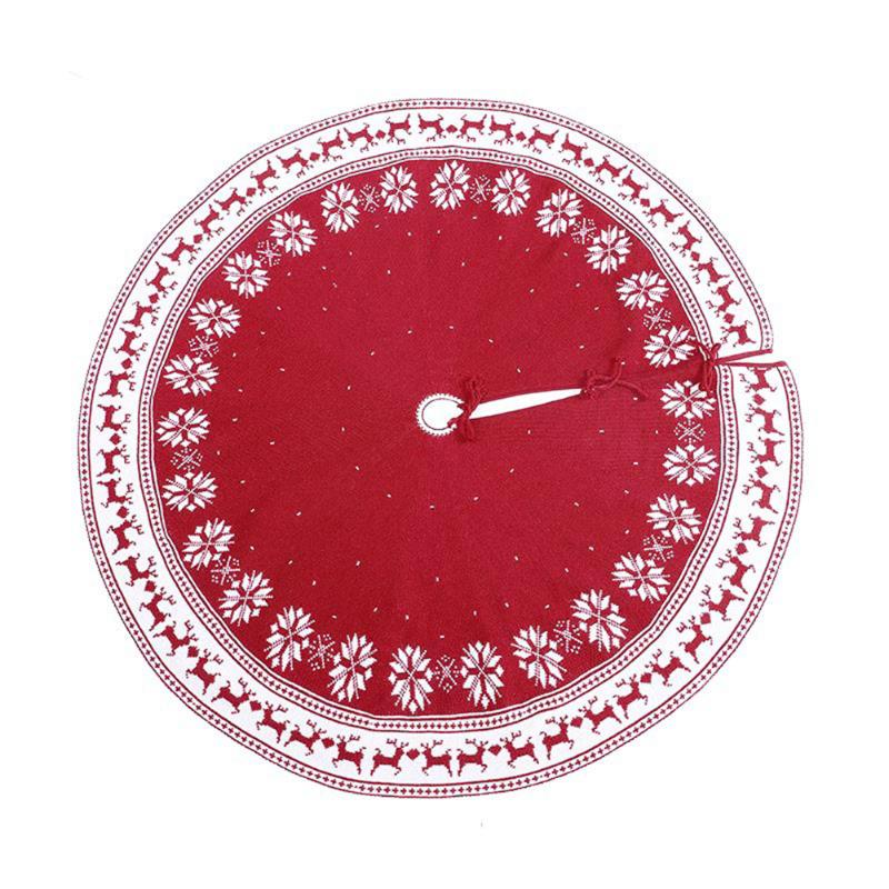 

96/120/122CM Christmas Tree Skirt Carpet New Year Decorations Xmas Decoration Tree Skirt Ornaments Festive Party Supplies