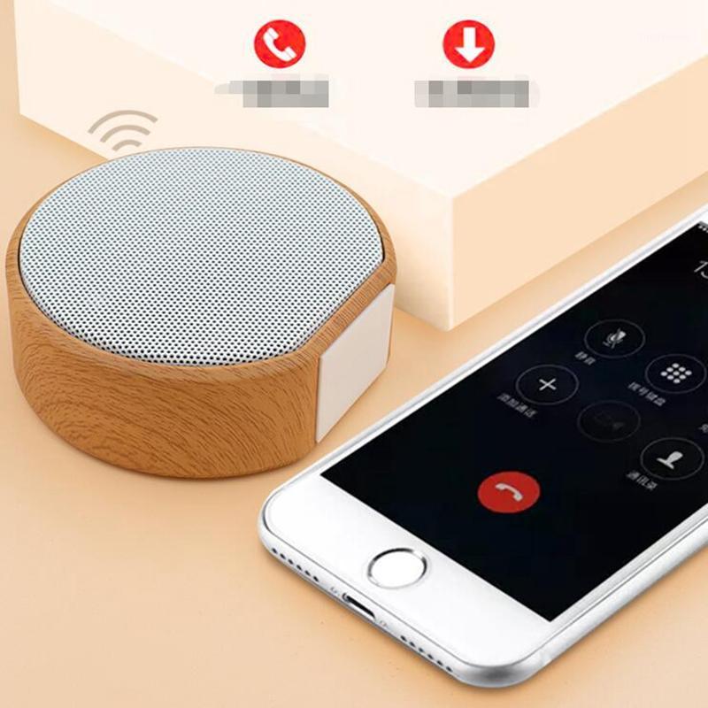 

Retro Bluetooth Speaker Mini Card Subwoofer Woodgrain Audio USB Built-in Lithium Battery Customizable Logo1