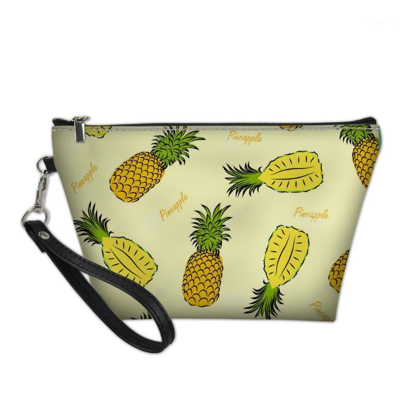 

FORUDESIGNS Pineapple Cosmetic Bag for Women Girls Travel Necessaries Makeup Bag Pouch Organizer Beauty Case Handbag Clutch1, Z8 customized