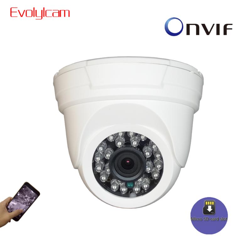 

Evolylcam POE IP Camera Micro SD/TF Card Slot HD 1080P 960P 720P Onvif P2P CCTV Camera Indoor Dome Security Video Surveillance