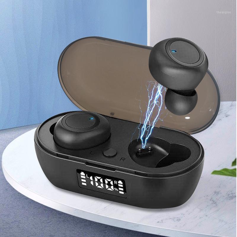 

TWS Wireless Earphones LED Display Bluetooth 5.0 In Ear Sports Earbuds Headset With Mic Charging Box For All Phone1, White