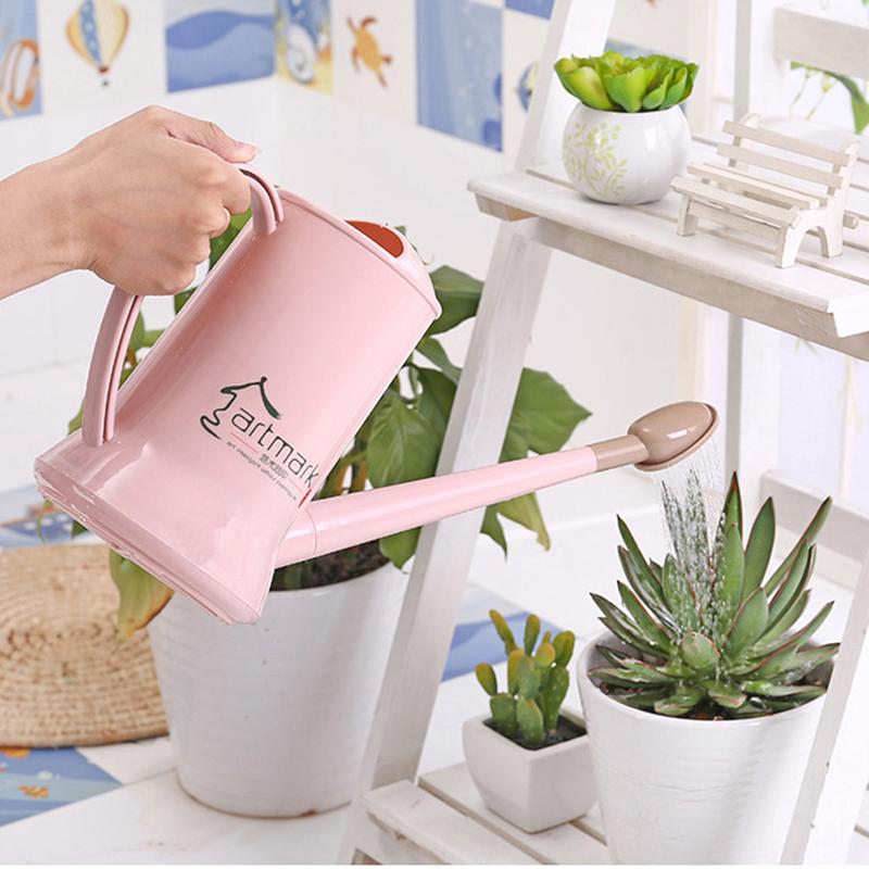 

2 Liter Plastic Watering Can Flower Plant Shower Tool Detachable Long Mouth Kettle Garden Irrigation Spray Bottle, Green