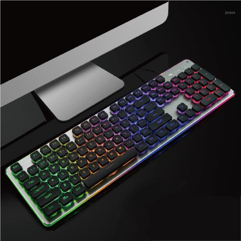 

Gaming Mechanical Keyboard With backlight USB 104 RGB Switch Backlit Wired Ergonomic Keyboard For PC Laptop Tablet1