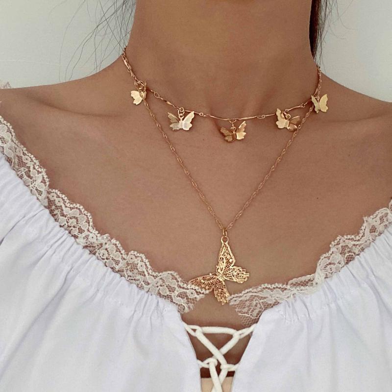 

Jewelry Luxury Necklace Vintage Metallic Golden Large Chain Necklace Women's Jewelry Gift Necklaces For Women 2020 Charms