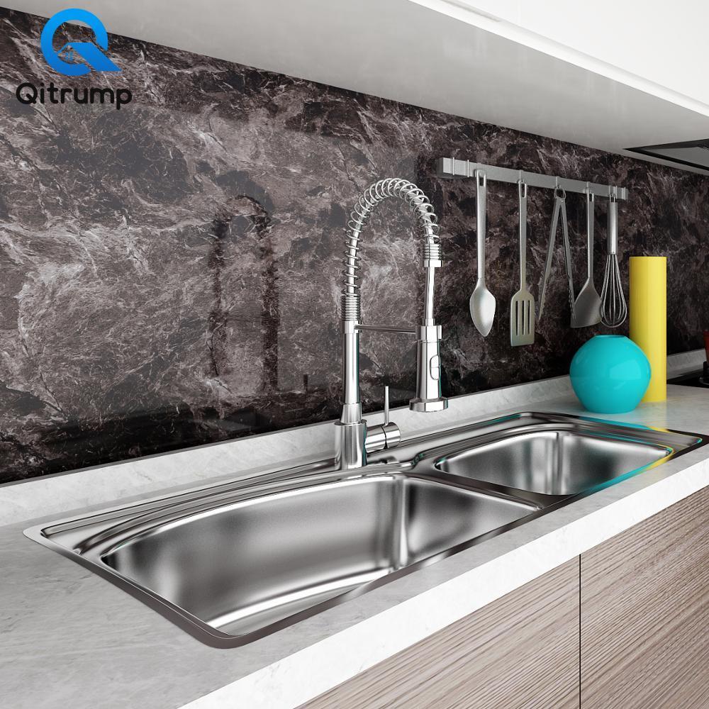 

Modern Marble Self Adhesive Wall Stickers Waterproof Vinyl Film Wallpaper Bathroom Kitchen Furniture Renovation Home Decor Paper 201009, Black