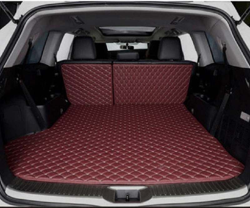 

Autocovers Custom Fit Car Floor Trunk Mat Specific Waterproof PU Leather ECO friendly Material For SUV Truck Full Set Car Mat With Logo 013