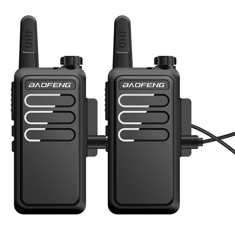

2Pcs Baofeng BF-C9 Mini Walkie Talkie set Portable Radio UHF band USB Charg long range Two Way Ham cb Radio upgrade of bf-888s