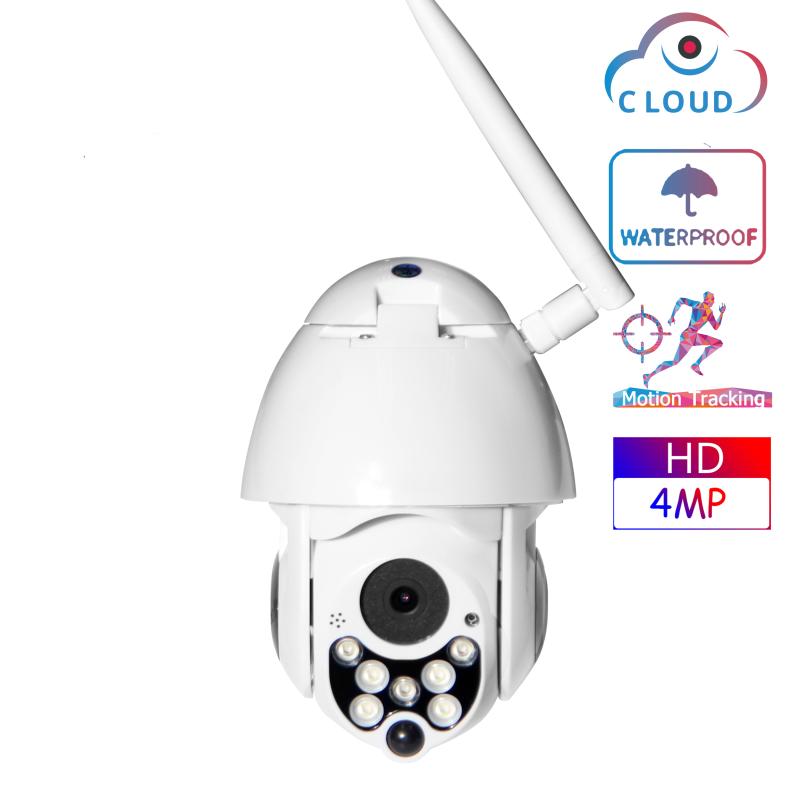 

4MP PTZ IP Camera Wifi Outdoor Speed Dome Wireless Wifi Security Camera Pan Tilt ecurity Surveillance Waterproof Network