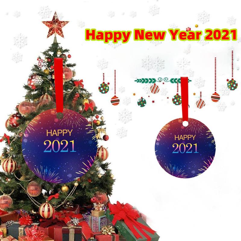

Christmas Decorations For Home Happy New Year 2021 Wishes Ceramic Hanging Pendant Decor Navidad Drop Ornaments Christmas Gifts