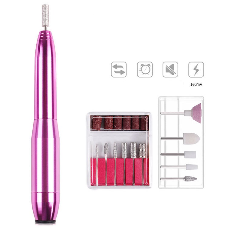 

Electric Nail Drill Machine Manicure Mini Portable Strong Nail Polisher Grinder Sander Pedicure Manicure Nail Art Tools Kit