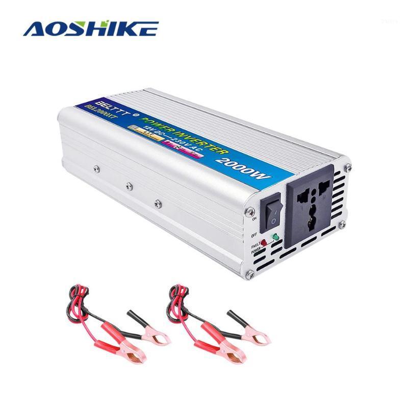 

AOSHIKE Car Inverter 12V/24V 1000W 2000W Modified Sine Wave Inverter Head Accessories Household Car Power Converter1