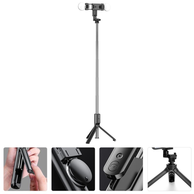 

1 Set Durable Practical Professional Live Show Rack Phone Holder Selfie Tripod for Men