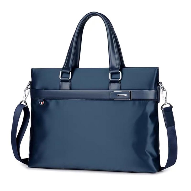 

Men Briefcases Lawyer Handbag business Laptop Briefcase Male Computer Shoulder Bags Men's Casual Canvas Travel Bag Documents, As picture