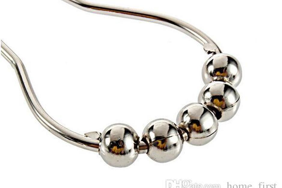 

Antirust Calabash With 5 Ball Stainless Steel Chrome Plated Shower Bathroom Living Room Curtain Rings Hook Win jllyGv bdebag